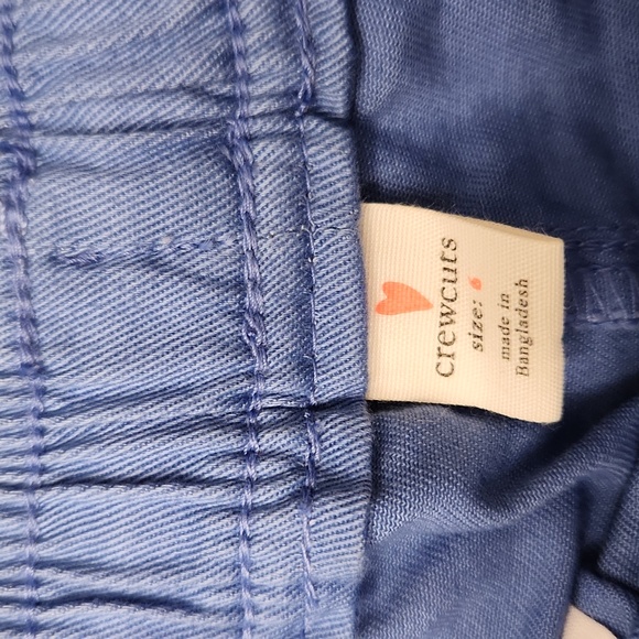 J.Crew Girls Blue Athletic Shorts + Tee Bundle (Size 6) - Picture 11 of 14